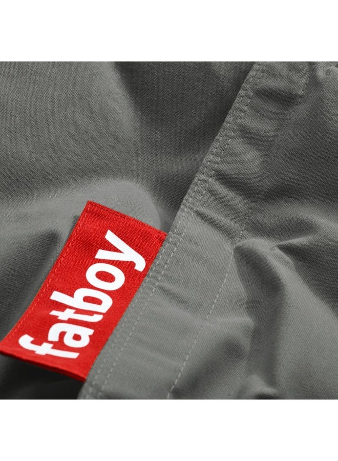 Fatboy كرسي الفات بوي الأصلي من القماش الناعم - مصنوع من 100% بوليستر معاد تدويره | مصمم للاستخدام الداخلي | حشوة كرات EPS، غطاء قابل للإزالة والغسل في الغسالة | 140 × 180 سم - رمادي فحمي - Image 4